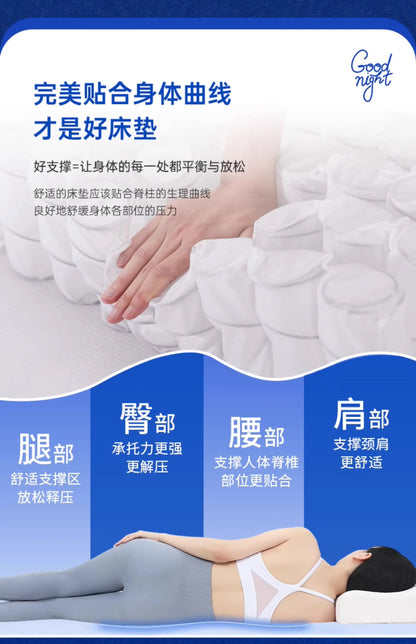 Molblly Soft Queen Mattresses High Quality Spring Sleeping Floor Mattresses Memory Foam Cozy Materasso Matrimoniale Furniture