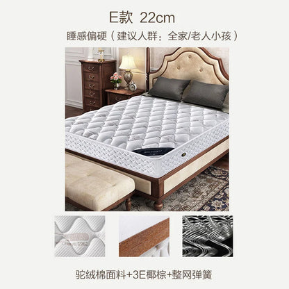 High Quality Twin Mattress Hard Double Bedroom Latex Twin Mattress Natural Sleep Spring Colchon Matrimonial Home Decoration