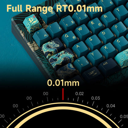 Akko MOD007 HE Year of Dragon Rapid Trigger Mechanical Keyboard 75% Magnetic Switch RGB 8K Polling Rate RT0.01mm Gaming Keyboard