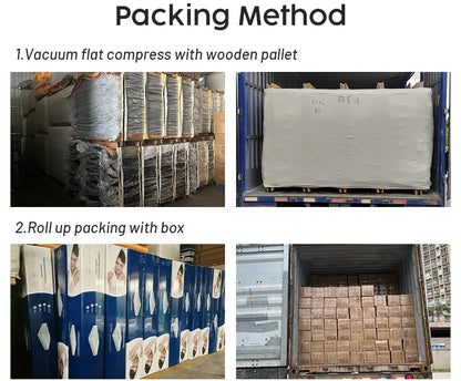 Wholesale Bed Mattresses Luxury California King Size Pillow Top Memory Foam Spring Hybrid Mattress