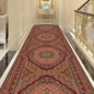Golden Luxury Long Corridor Carpet Large Area Passageway Non-slip Rugs Washable Porch Entry Doormat Living Room Decoration Mats