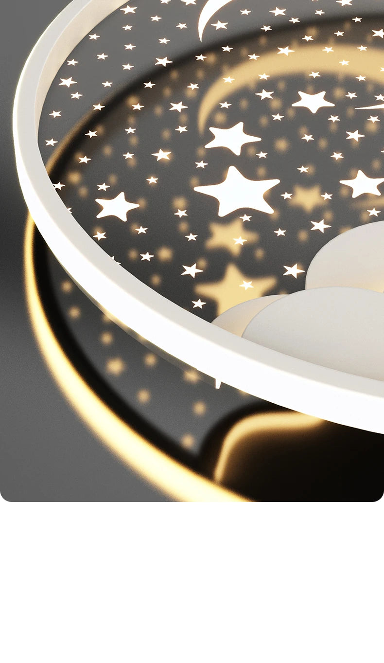 SANDYHA Nordic Children LED Ceiling Lamp Lantern Nursery Bedroom Kids Room Lustres Lampara Techo Para Quarto Home Decor Lighting