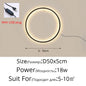Simple Circle Background Decoration Lamps New Modern LED Wall Lights Living Room Bedroom Bedside Aisle Corridor Indoor Lighting
