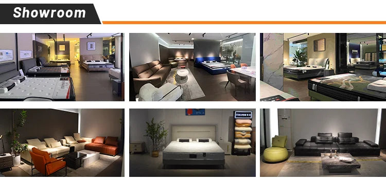 Wholesale Bed Mattresses Luxury California King Size Pillow Top Memory Foam Spring Hybrid Mattress