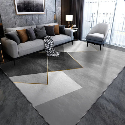 VIKAMA Light Luxury HomeLiving Room Carpet Bedroom Full Sofa Dirt Resistant And easy to care for crystal velvet carpet