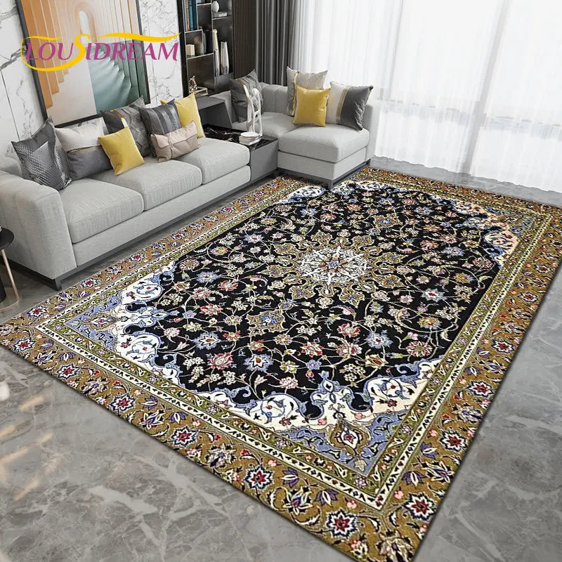 Persia Bohemia Nordic  Area Rug Large,Carpet Rug for Living Room Bedroom Sofa Doormat Decoration,kids Play Non-slip Floor Mat 3D