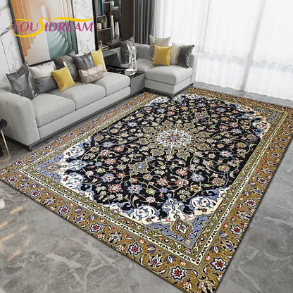 Persia Bohemia Nordic  Area Rug Large,Carpet Rug for Living Room Bedroom Sofa Doormat Decoration,kids Play Non-slip Floor Mat 3D
