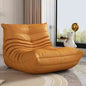 Fireside Chair for Adult Armless Floor Sofa Soft Comfy Lounge Chair Foam Sofa Accent Chair for Living Room Bedroom Bean Bag Sofa
