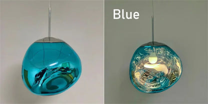 Nordic Lava Loft LED Pendant Light Modern Light PVC Lighting Living Room Indoor Decor Home Fixtures Kitchen Hanging Pendant Lamp