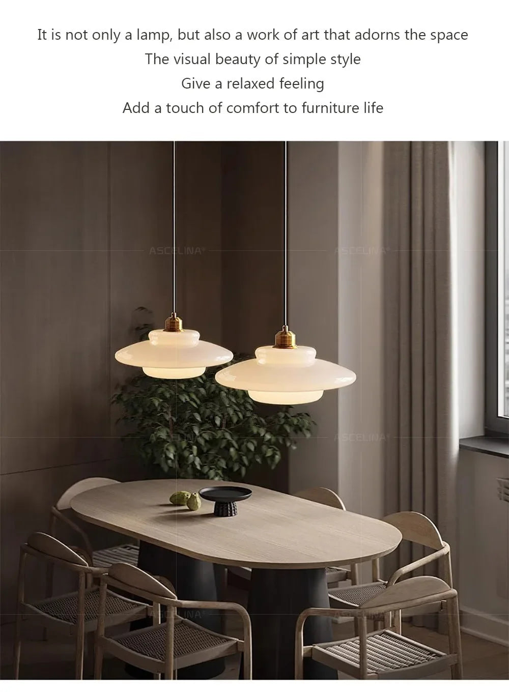 Nordic  Glass Pendant Lamp Art Decorative Dinning Room Lamp Kitchen Island Bedrrom Bedside LED E27 Modern Light Fixtures