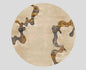 Modern Style Bedroom Decor Round Carpet Light Luxury Carpets for Living Room Washable Bedside Floor Mat Anti-slip Study Soft Rug