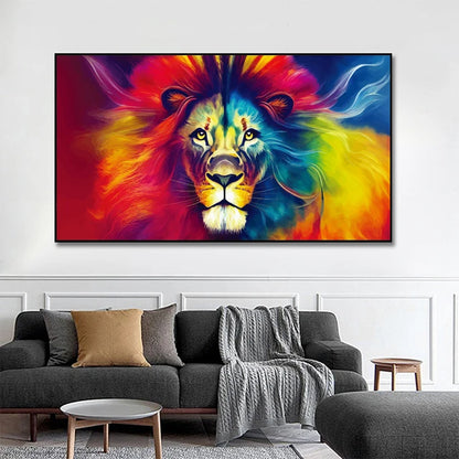 Large Size Lion Leopard Animals Posters African Elephant Tiger Wall Picture Canvas Painting One Piece Home Decoration No Frame