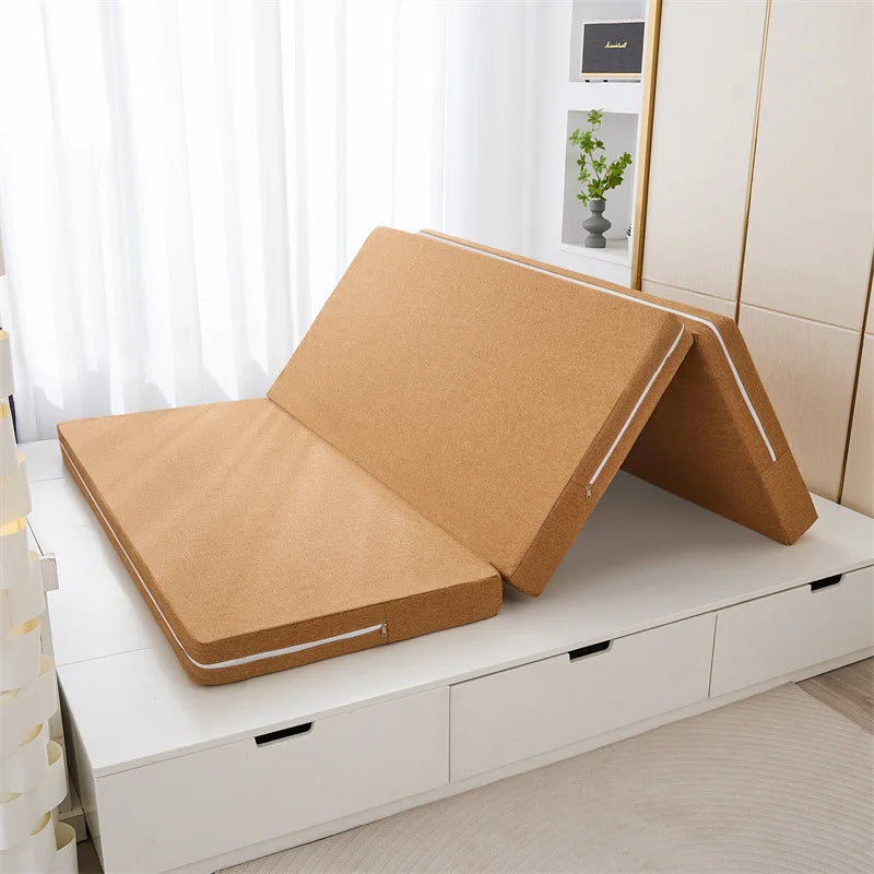 Folding Mattress Queen Size Memory Foam Mattress Japanese Tatami Sponge Mattress Multifunctional Removable Washable Mattress Pad