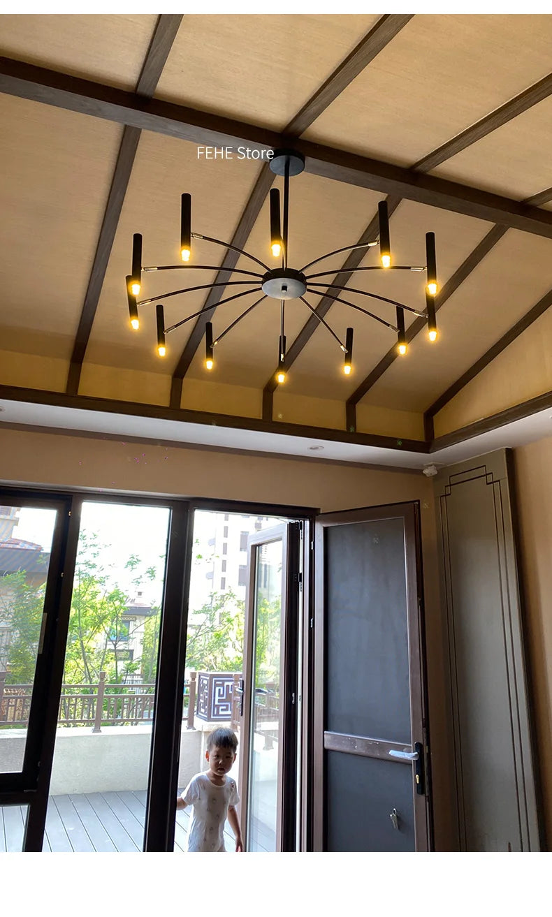 Living room lamp, new light luxury bedroom chandelier Nordic lamps modern minimalist atmosphere For home dining room Lights