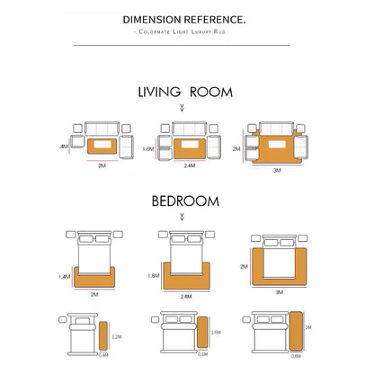 Maillard Style Carpets for Living Room Fluffy Soft Bedroom Decor Plush Carpet Luxury Cloakroom Thick Rug Large Area Washable Mat