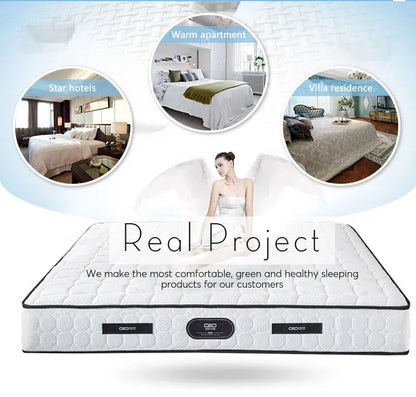 High Quality Vacuum Packed Latex Purple Mattress king Size Roll up Bed Spring Mattress in Box