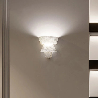 Spanish Marble Wall Lamp Modern Luxury LED Wall Light Creative Living Room Bedroom Corridor Bathroom Villa Wall Decor G9 Bulb