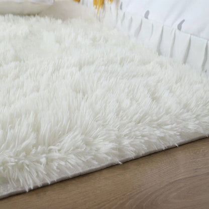 Pink Bedroom Carpet For Children's  Room Cute Girls Floor Soft Mat Living Room Decoration White Fluffy Large Kids Bedside Rugs