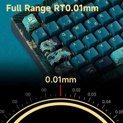 Akko MOD007 HE Year of Dragon Rapid Trigger Mechanical Keyboard 75% Magnetic Switch RGB 8K Polling Rate RT0.01mm Gaming Keyboard