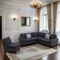Cars Sofa for Living Room Set 3 Piece Modern Decor Loveseat Set with Arms and Nailhead,Includes Couch and A