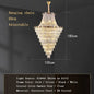 2024 Modern Large Luxury Living Room Chandeliers for Staircase Designer Crystal Pendant Lamps Home Decor Lighting Lustre Fixture