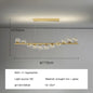 Modern Led Long Ceiling Chandelier Suspension Glass Balls Dining Table Room Kitchen Home Decor Hanging Lamp Front Desk Lights