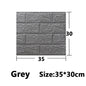 1-30Pcs 35cmx30 3D Wall Panels Stickers Wallpaper DIY Waterproof for Living Room Bedroom Kitchen Background Decoration