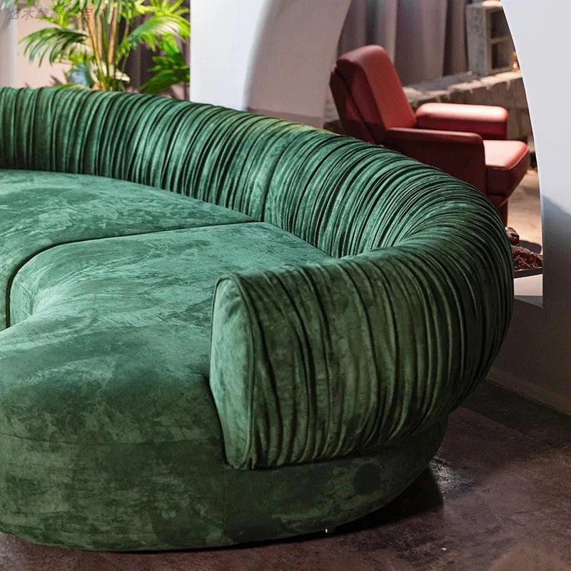 Italian Minimalist Living Room Sofas Curved Leisure Trendy Modern Sofa Designer Aesthetics Muebles Chinese Style Furniture