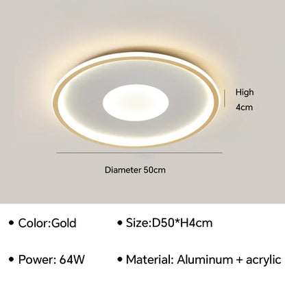 Modern LED Ceiling Light For Bedroom Living Dining Room Study Aisle Balcony Chandelier Indoor Home Decor Lighting Fixture Luster