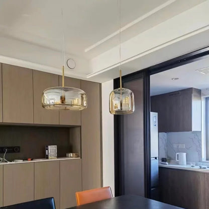Glass LED Pendant Light for Kitchen, Restaurant, Hanging Lamp, Modern Bedroom, Bedside Shop Decoration, Ceiling Chandeliers, Lustres Decor