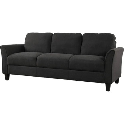 Sectional Sofa Sets, Modern Polyester Blend Sectional Couch Set with Sofa, Loveseat and Armchair, Living Room Furniture Sets