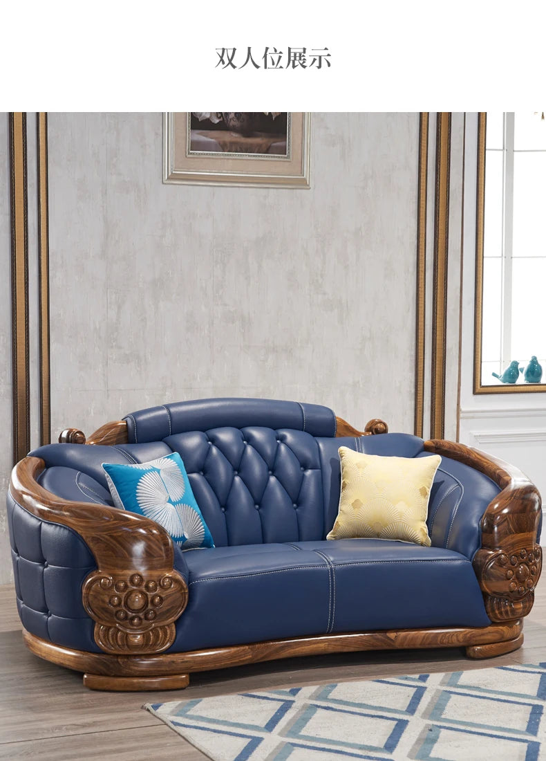 Classic Double Sofa Game Apartment Cushion Corner Elegant Sofa Relaxing Couples Luxury Divani Da Soggiorno Home Decoration