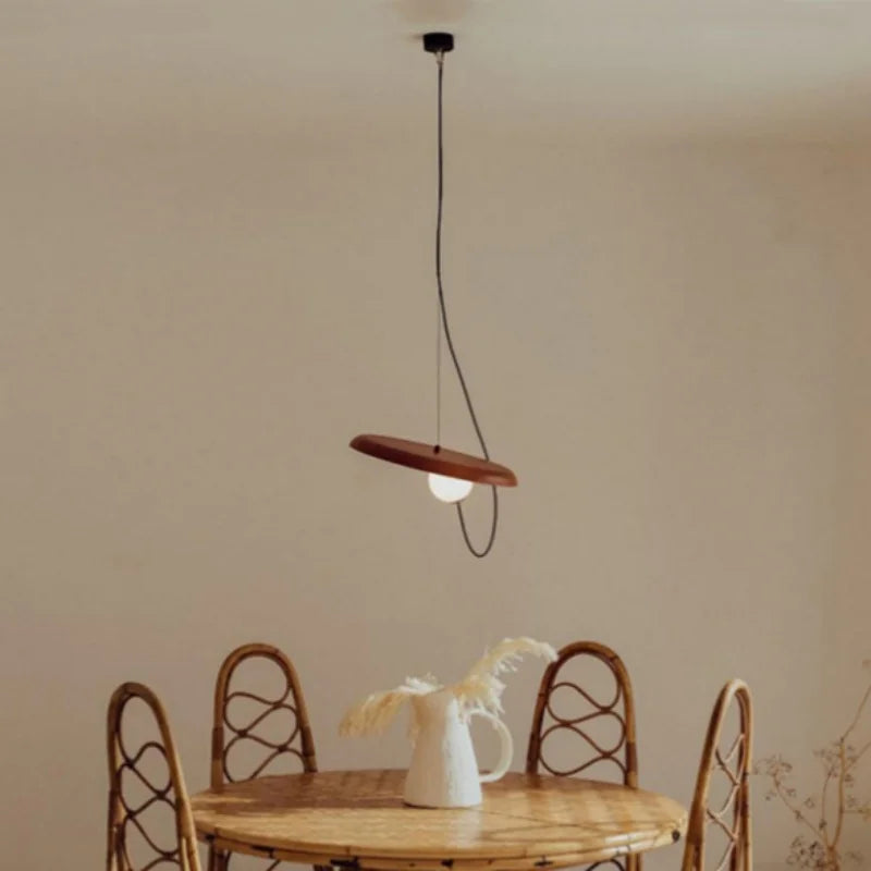Danish minimalist restaurant circular magnetic pendant lights modern living room bedroom bedside bar table hanging lamps fixture