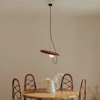Danish minimalist restaurant circular magnetic pendant lights modern living room bedroom bedside bar table hanging lamps fixture
