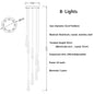 Modern crystal light chandelier for staircase large gold drop design led cristal lamp long villa lobby hanging lighting fixture