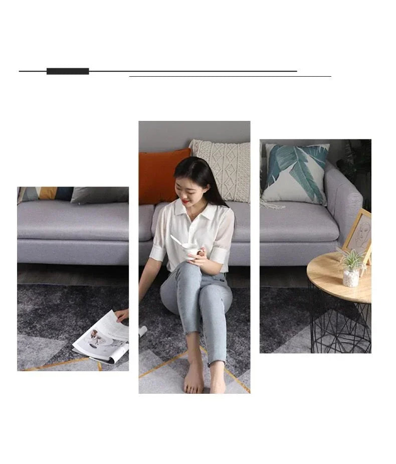 Golden Luxury Long Corridor Carpet Large Area Passageway Non-slip Rugs Washable Porch Entry Doormat Living Room Decoration Mats