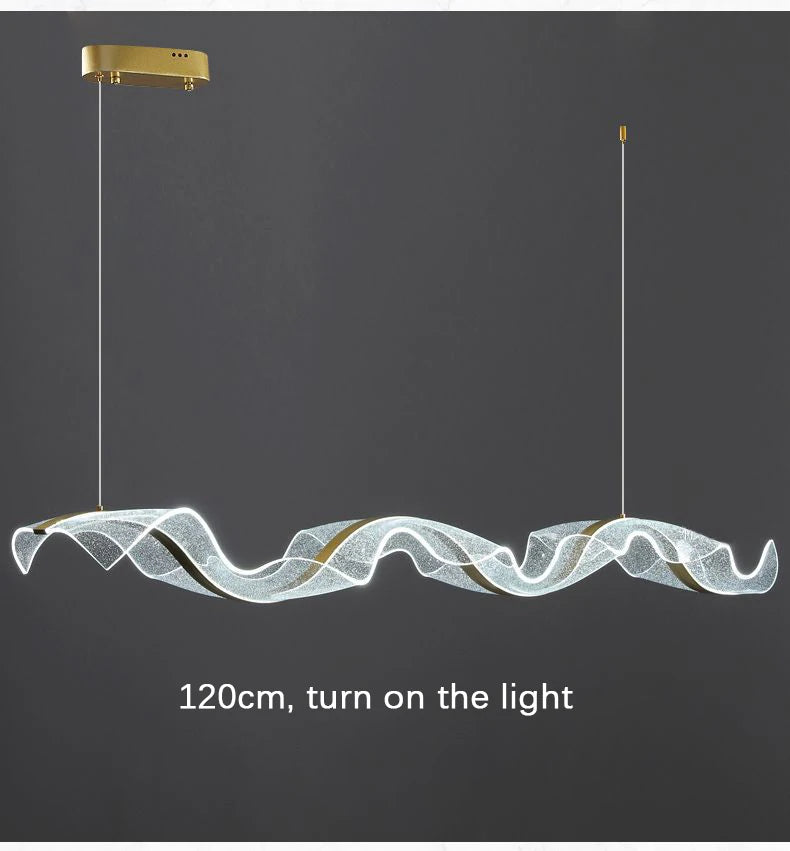 Chinese style light luxury dining room chandelier personalized creative long bar lamp new Chinese tea room lamps and lanterns