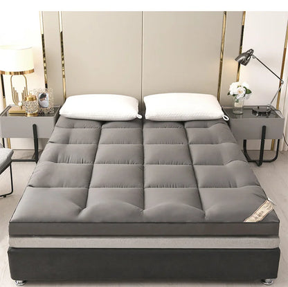 Summer thickening tatami mattress Feather down soft mattress foldable futon folding soft mattresses