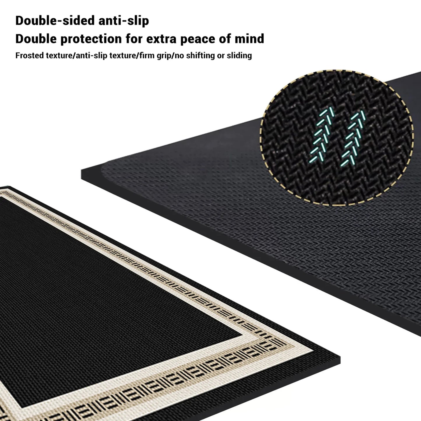 Long Area Retro Diatomite Kitche Floor Mat Waterproof Kitchen Rug For Living Room Hallway Bathroom Mats Doormat Washable