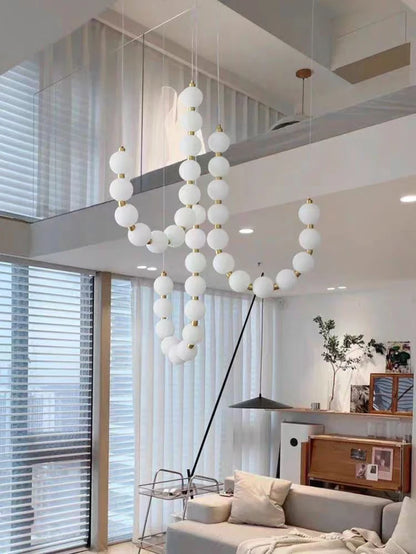 Modern home decor led lights pendant light lamps forstaircase Chandeliers for living room hanging light indoor lighting