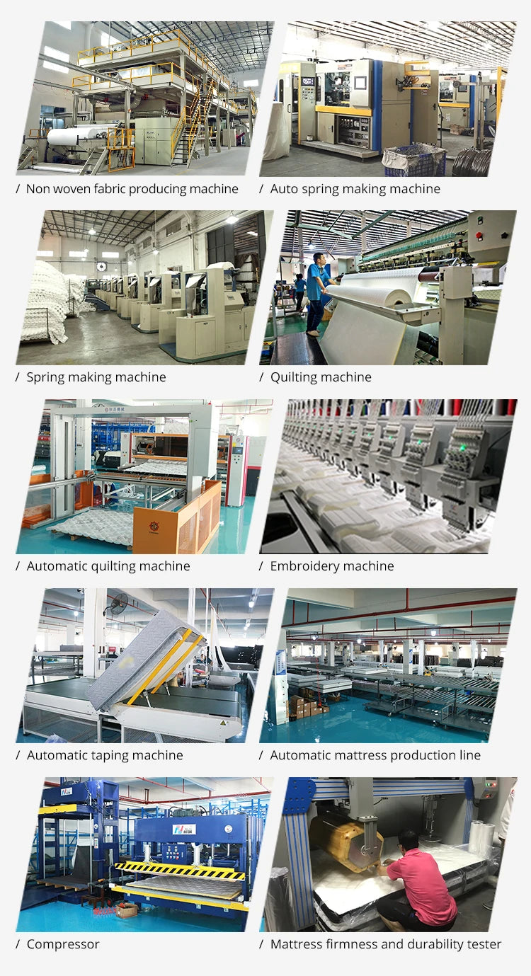 12 Inch Mattress Twin Full Queen King Bed Size Mattresses Medium Firm 7 Zone Pocket Spring Mattress Bedroom Furniture