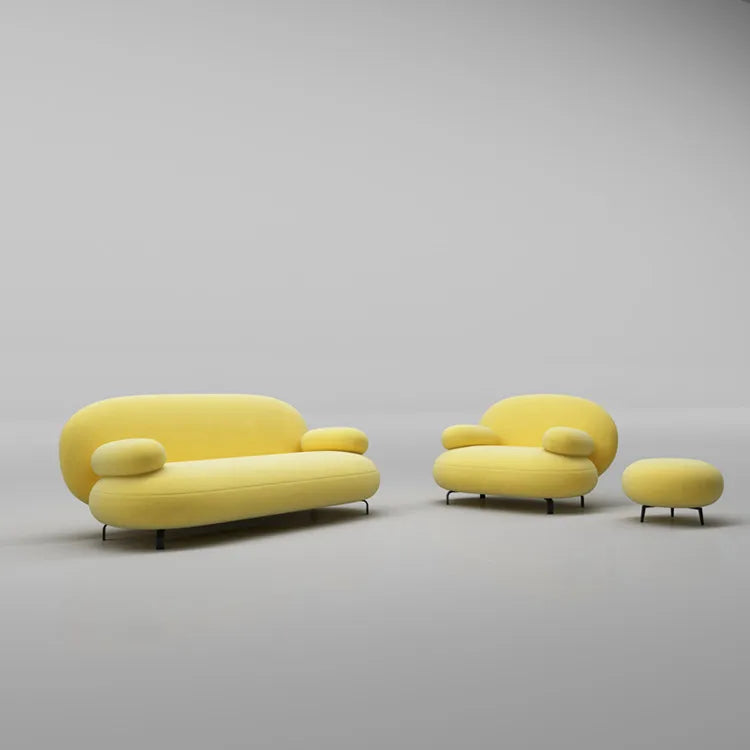 Conference Lazy Living Room Sofas Minimalist Luxury Floor Lounge Sofas Individual Designer Hallway Wood Divano Home Furniture