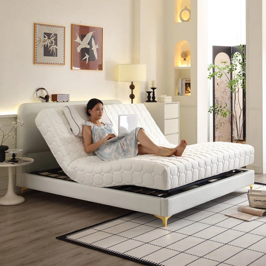 ODM OEM China Made Adjustable Latex Mattresshead and Foot Adjustable Memory Foam Mattress, Wireless Remote Control Foam Mattress