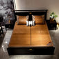 Summer carbonized bamboo mat dormitory cool mattress double-sided foldable straw mat cool mat bamboo and wood grain mat