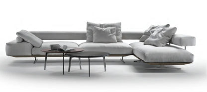 Living Room Furniture Recliner Feather Leather Sofa Sets Sectional Sofa Set