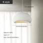 Nordic Minimalist Wabi Sabi Wind E27 LED Chandelier for Dining Room Pendant Lights Modern Bedroom Bar Loft Hanging Lamps Fixture