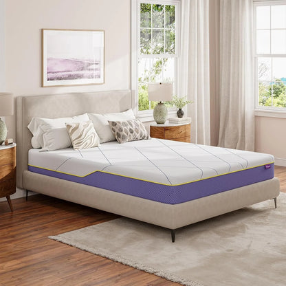 Vesgantti Gel Memory Foam Mattress with CertiPUR-US Certified for Pressure Relief & Cooling Comfort-Medium Soft Lavander Purple