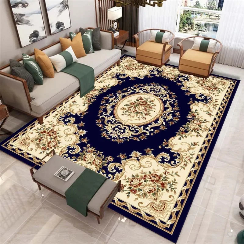 Classic  Carpets For Living Room  Area Rugs Home Decor Sofa Table Non-Slip Bedroom Floor Mats