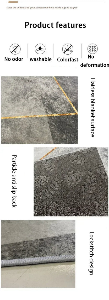 Luxury Long Corridor Carpet Non-slip Stairway Rug European Style Stairs Hallway Carpet Washable Runner Customizable Aisle Rug