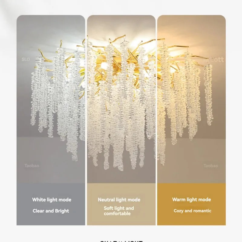 Silver Round Crystal Ceiling Chandelier Light For Bedroom Living Room Dining Kitchen Chrome K9 Crystal Ceiling Light Chandelier